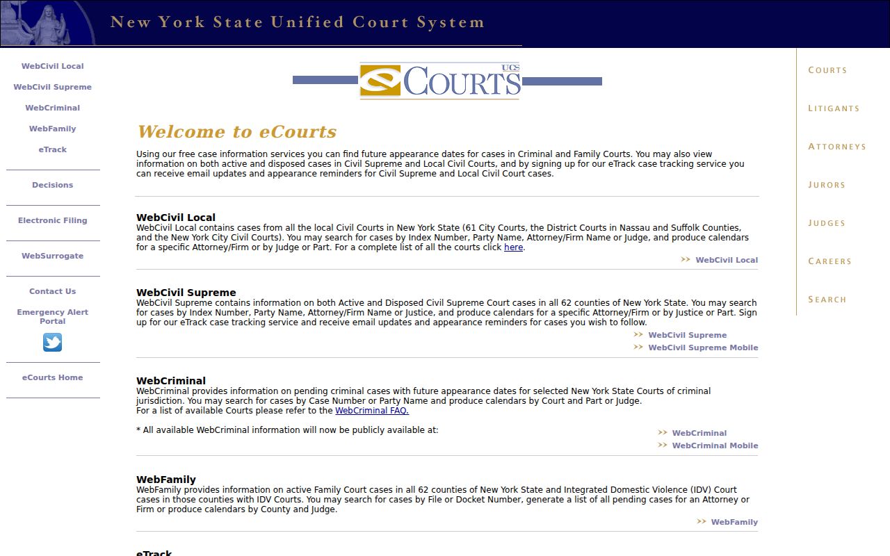 Lancaster residents directory New York court search